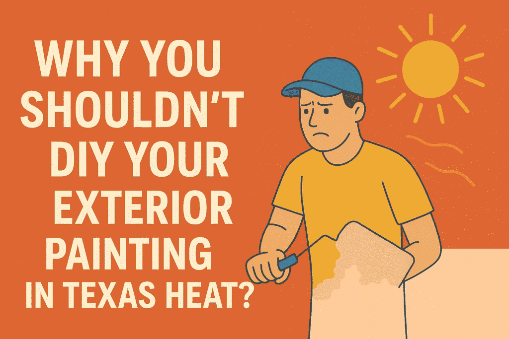 Why You Shouldn't DIY Your Exterior Painting in Texas Heat 7