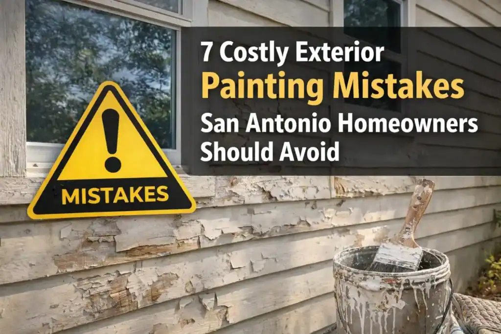 7 Costly Exterior Painting Mistakes San Antonio Homeowners Should Avoid 6 7 Costly Exterior Painting Mistakes San Antonio Homeowners Should Avoid