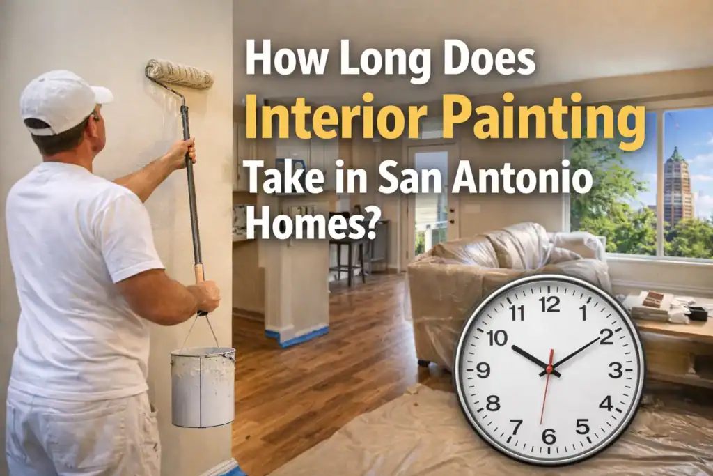 How Long Does Interior Painting Take in San Antonio Homes? 8 How Long Does Interior Painting Take in San Antonio Homes