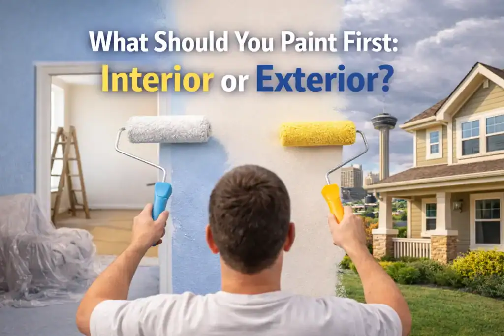 What Should You Paint First: Interior or Exterior? 12