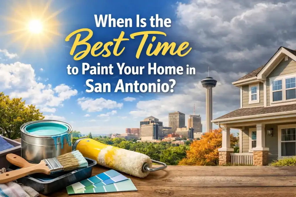 When Is the Best Time to Paint Your Home in San Antonio