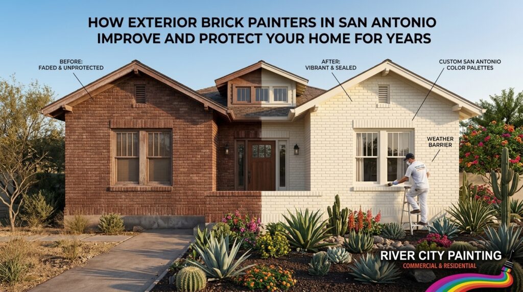 How Exterior Brick Painters in San Antonio Improve and Protect home for Years 1 How Exterior Brick Painters in San Antonio Improve and Protect home for Years